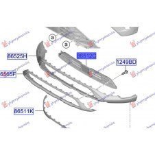 REJILLA PARACHOQUE DELANTERO(O)