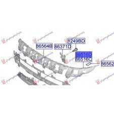 REFUERZO DEL PARACHOQUES DELANTERO (O)