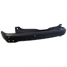 PARACHOQUES TRASERO CENTRAL NEGRO (CON 4 AGUJEROS DE SENSORES)