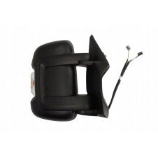 ESPEJO DE PUERTA ELÉCTRICO CALEFACTABLE PLEGABLE CORTO (CON INTERMITENTE 16W)(8+2 PINES)(CRISTAL CONVEXO)(A QUALITY)