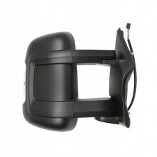 RETROVISOR ELECTRICO CALEFACTABLE BRAZO 20CM (INTERMITENTE/ANTENA) (BOMBILLA 16W) (8 PINES+1 PIN) (A QUALITY) (CONVEXO)