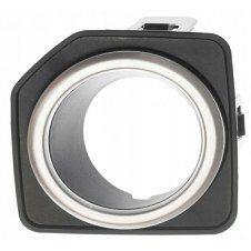 REJILLA PARACHOQUE DELANTERO(AGUJERO DE ANTINIEBLA) (MARCO PLATEADO)