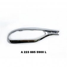 MARCO DE ESCAPE TRASERO CROMADO