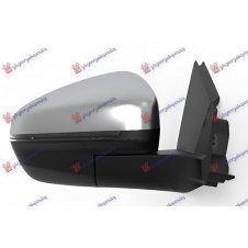 RETROVISOR ELECTRICO PLEGABLE CALEFACTABLE(TAPA CROMADA)(INTERMITENTE/LUZ DE CUELO/SENSOR) (10H10P+10H2P) (CONVEXO)