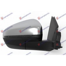 RETROVISOR ELECTRICO PLEGABLE CALEFACTABLE(TAPA CROMADA)(INTERMITENTE/LUZ DE CUELO/SENSOR) (10H10P+10H2P) (CONVEXO)