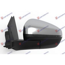 RETROVISOR ELECTRICO PLEGABLE CALEFACTABELE(TAPA CROMADA)(INTERMITENTE/LUZ DE CUELO) (10H8P+10H2P) (CONVEXO)
