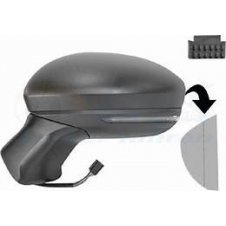 RETROVISOR ELÉCTRICO CALEFACTABLE NEGRO (CON INTERMITENTE)(7pin) (CRISTAL ASFERICO)