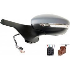 ESPEJO DE PUERTA ELÉCTRICO CALEFACTABLE IMPRIMADO (CON INTERMITENTE & CON PUNTO CIEGO) (4 PINES+5 PINS) -18 (ALTA CALIDAD) (CONVEX)