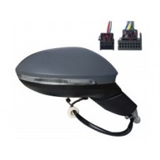 RETROVISOR ELECTRICO PLEGABLE CALEFACTABLE MEMORIA (INTERMITENTE/LUZ DE SUELO&ASISTENCIA DE CARRIL)(13+3 PINES) (A QUALITY) (CRISTAL CONVEXO)