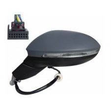 RETROVISOR ELECTRICO CALEFACTABLE IMPRIMADO(MEMORIA) (INTERMITENTE/LUZ DE SUELO) (11 PINES) (A QUALITY) (CRISTAL ASFERICO)