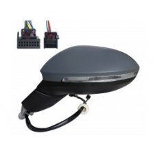 RETROVISOR ELECTRICO PLEGABLE CALEFACTABLE MEMORIA (INTERMITENTE/LUZ DE SUELO&ASISTENCIA DE CARRIL(13+3 PINES) (A QUALITY) (CRISTAL ASFERICO)