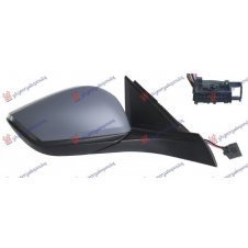 ESPEJO DE PUERTA ELÉCTRICO CALEFACTABLE  IMPRIMADO(INTERMITENTE LED/SENSOR) (18H8P) (A QUALITY) (CONVEXO)