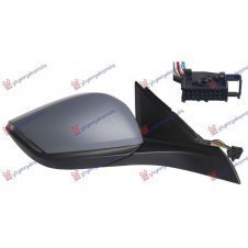 ESPEJO DE PUERTA ELÉCTRICO CALEFACTABLE PLEGABLE IMPRIMADO(INTERMITENTE LED & LUZ DE CUIELO/SENSOR) (18H11P) (A QUALITY) (CONVEXO)