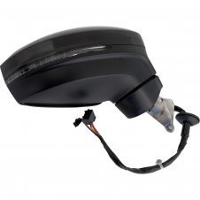 RETROVISOR ELECTRICO CALEFACTABLE PLEGABLE IMPRIMADO (CON INTERMITENTE/ASISTENCIA/ LUZ DE SUELO) (CRISTAL CONVEXO)