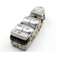 BOTONERA (BASE BEIGE/PLATEADAEXTERIOR)(LUZ BLANCA)(Quatern)(3 PINES)