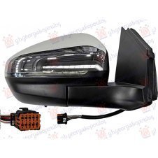 RETROVISOR ELECTRICO CALEFACTABELE(TAPA CROMADA)(INTERMITENTE/SENSOR) (10H8P) (CONVEXO)