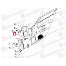 ASEGURADOR PUERTA TRASERA(O)