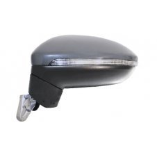 RETROVISOR ELECTRICO CALEFACTABLE PLEGABLE IMPRIMADO(INTERMITENTE/LUZ DE SUELO)(13 PINES) (ASFERICO)