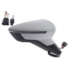 ESPEJO DE PUERTA ELECT. CALEFACTABLE IMPRIMADO (CON INTERMITENTE & CON PUNTO CIEGO)(CRISTAL CONVEXO)