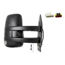 RETROVISOR ELECTRICO CALEFACTABLE (LARGO)(INTERMITENTE)(CONVEXO)