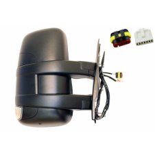 RETROVISOR ELECTRICO CALEFACTABLE(CORTO)(INTERMITENTE 16W)(CONVEXO)