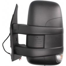 RETROVISOR ELECTRICO CALEFACTABLE(CORTO)(INTERMITENTE 16W)(CONVEXO)