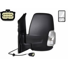 RETROVISOR ELECTRICO CALEFACTABLE CORTO (CON INTERMITENTE)(CRISTAL CONVEXO)