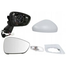 ESPEJO DE PUERTA ELÉCTRICO CALEFACTABLE PLEGABLE CON MEMORIA IMPRIMADO(INTERMITENTE LUZ DE SUELO)(CRISTAL CONVEXO)