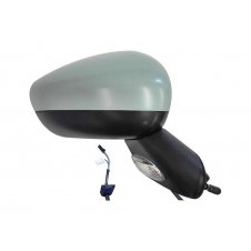 RETROVISOR ELECTRICO CALEFACTABLE PLEGABLE IMPRIMADO (INTERMITENTE/SENSOR) (BASE NEGRA) (CONVEXO)