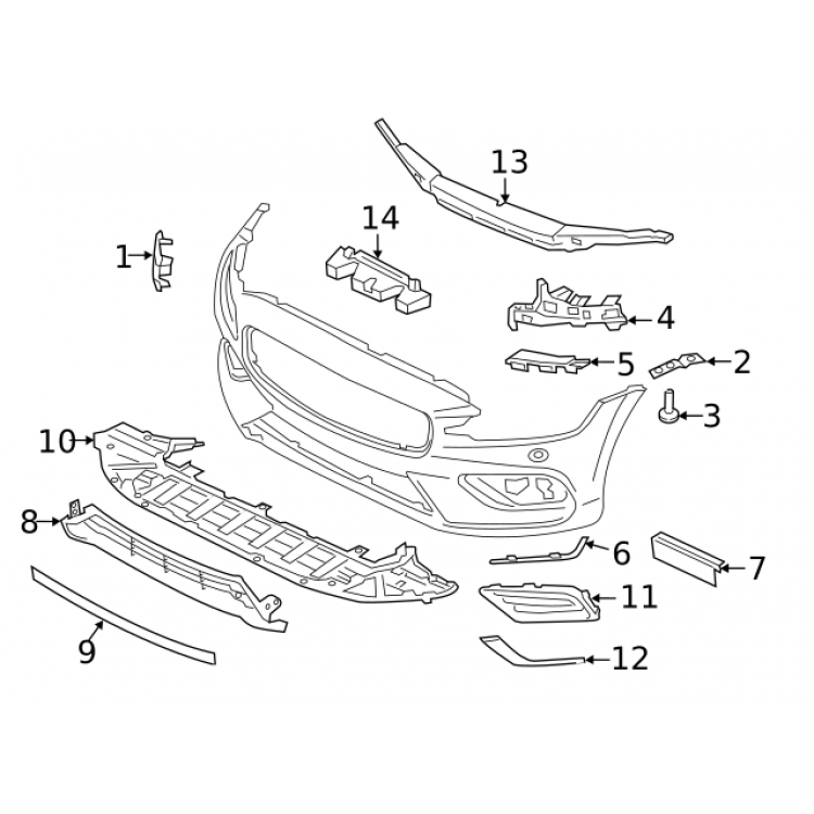 MOLDURA INFERIOR NEGRA REJILLA PARACHOQUES DELANTERO VOLVO V60V60 CROSS ...
