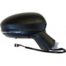 RETROVISOR ELECT. CALEFACTABLE NEGRO(CON INTERMITENTE Y SENSOR) (9 PINES) (CRISTAL CONVEXO)