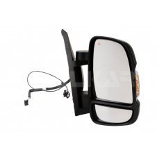 RETROVISOR ELECTRICO CALEFACTABLE PLEGABLE (CORTO) (INTERMITENTE 16W : ANTENA : PUNTO CIEGO) (8H8P+8H4P) (CALIDAD A) (CONVEXO)