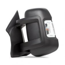 ESPEJO DE PUERTA ELECT. CALEFACTABLE CORTO BRAZO 9 CM (CON INTERMITENTE 16W/SENSOR)(8+2 PINES)  (CRISTAL CONVEXO)