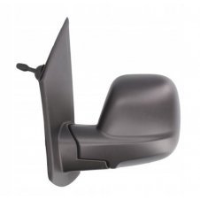 ESPEJO DE PUERTA CON AJUSTE MANUAL NEGRO(CRISTAL CONVEXO)