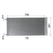 CONDENSADOR 1.6-2.0 DIESEL (745x361x16)