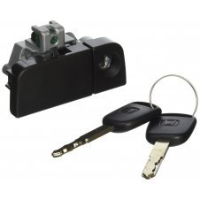 MANETA GUANTERA NEGRA (CON BOMBIN Y 2 LLAVES)