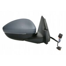 RETROVISOR ELECTRICO PLEGABLE CALEFACTABLE IMPRIMADO (INTERMITENTE &LUZ SUELO&PUNTO CIEGO/SENSOR)(10+4 PINES) (A QUALITY|) (CRISTAL CONVEXO)