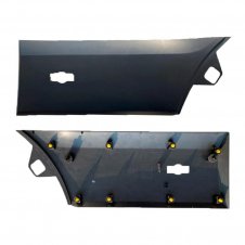 MOLDURA GRIS  CON ORIFICIO PARA LUZ  MODELO RUEDAS SIMPLE DISTANCIA LARGA ENTRE EJES