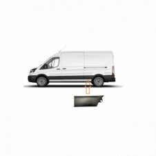 MOLDURA LATERAL DE GUARDABARROS TRASERO NEGRA DISTANCIA LARGA ENTRE EJES CON SOPORTE