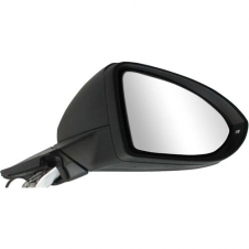 RETROVISOR ELECTRICO CALEFACTABLE NEGRO TEXTURADO(INTERMITENTE) (6 PINES) (CALIDAD A) (CRISTAL CONVEXO)