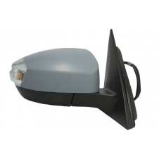 RETROVISOR ELECTRICO CALEFACTABLE PLEGABLE IMPRIMADO.(INTERMITENTE/SENSOR/LUZ DE SUELO) (10 PINES) (CONVEXO)