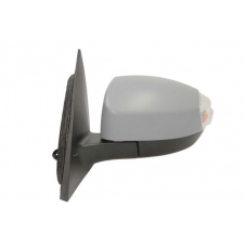 RETROVISOR ELECTRICO CALEFACTABLE PLEGABLE IMPRIMADO(INTERMITENTE/LUZ DE SUELO) (8 PINES) (ASFERICO)