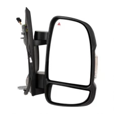 RETROVISOR ELECTRICO CALEFACTABLE PLEGABLE CORTO BRAZO 9 CM(INTERMITENTE 16W/PUNTO CIEGO) (CONVEXO) (12 PINES)