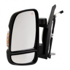 RETROVISOR ELECTRICO CALEFACTABLE PLEGABLE CORTO (INTERNITENTE/SENSOR/ PUNTO CIEGO) (BOMBILLA INTERMITENTE 16W) (CONVEXO) (14 PINES)