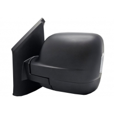 RETROVISOR MANUAL CON CABLE NEGRO (INTERMITENTE) (2 PINES) (ASFERICO)