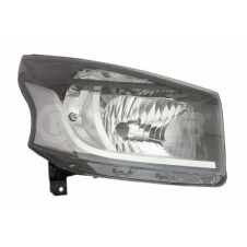 FARO DELANTERO ELÉCTRICO NEGRO CON LUZ DIURNA(DEPO)