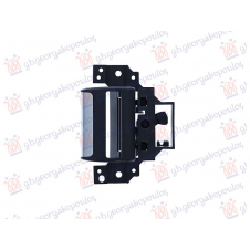 MANETA INTERIOR DE PUERTA DELANTERA/TRASERA  NEGRA/PLATA