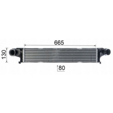 RADIADOR INTERCOOLER 2.2 - 3.0 DIESEL (665x130)