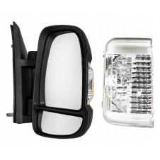 RETROVISOR CALEFACTABLE ELECTRICO CORTO(INTERMITENTE BOMBILLA WY5W/ANTENA) (CRISTAL CONVEXO)