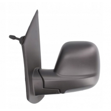 ESPEJO DE PUERTA CON AJUSTE MANUAL NEGRO(CRISTAL CONVEXO)